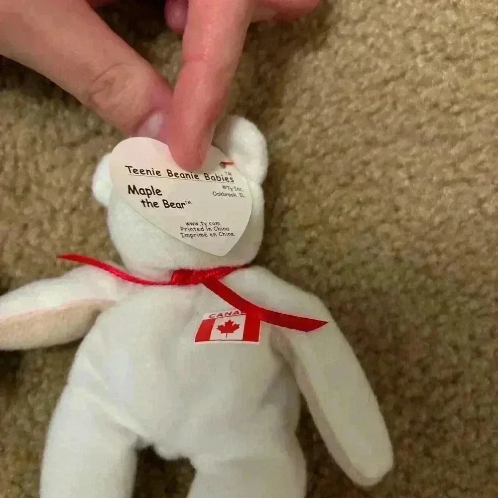 Lot Of 8 Small Beanie Babies Britannia, Erin, Maple, Glory The Bears - Picture 11 of 11